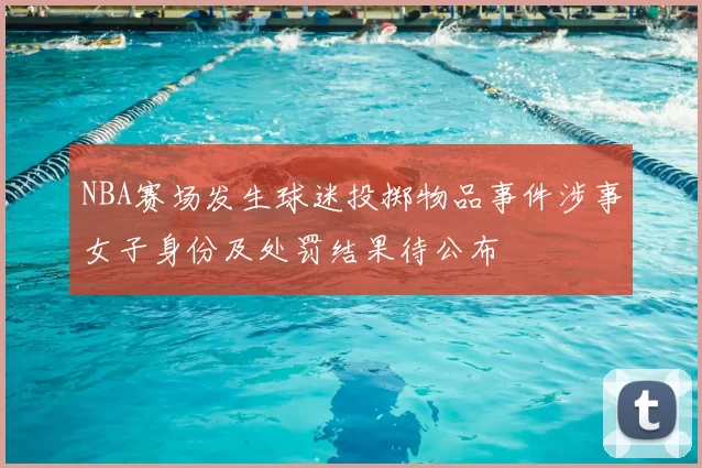 NBA赛场发生球迷投掷物品事件涉事女子身份及处罚结果待公布