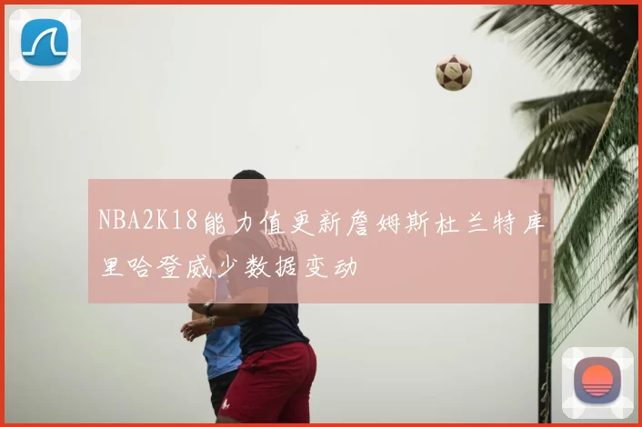 NBA2K18能力值更新詹姆斯杜兰特库里哈登威少数据变动